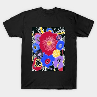 Psychedelic Color Mushrooms T-Shirt